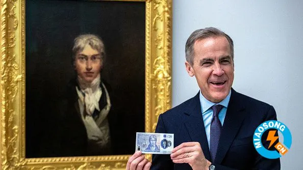 英伦银行（Bank of England）发行20英镑钞票于20日正式流通，印有19世纪画家特纳的（JMW Turner）图像