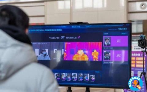 百度在北京小学使用AI温度测量系统
