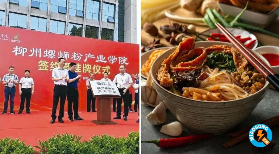 中国首家柳州螺蛳粉产业学院成立，设7个特色课程招生500人