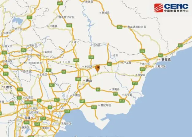 7月12日河北唐山发生5.1级地震，属5年内最强震北京有明显震感