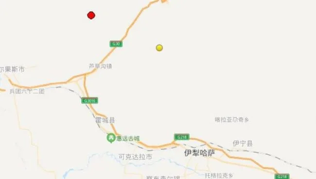 7月13新疆伊犁州霍城县发生5级地震，震源深度15公里