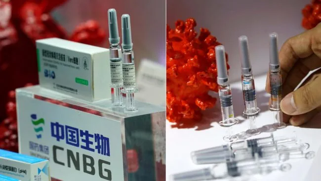 数款国产疫苗实物亮相中国国际服贸会